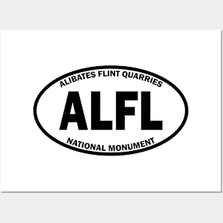 Alibates Flint Quarries National Monument oval Posters and Art